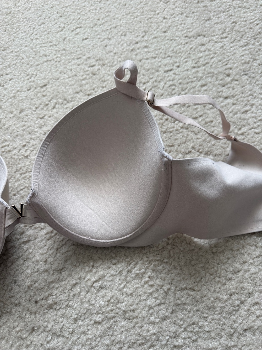 Victoria's Secret Perfect Shape Blush Light Pink Molded T-Shirt Bra - 36D - Picture 8 of 9